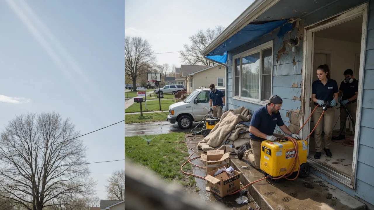 Basement Flood Cleanup in Corydon, IN near me
